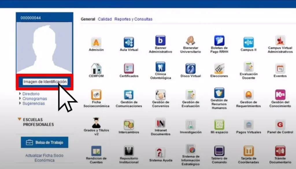 Acceso al Módulo de Identificación