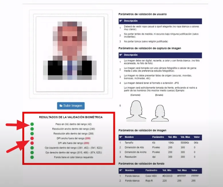 Validación Biométrica
